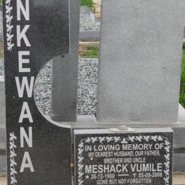 NKEWANA Meshack Vumile 1960-2008