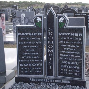 NKOMOMBINI Sotoyi 1938-1998 :: NKOMOMBINI Buyelwa 1940-2010