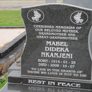 NKANJENI Mabel Dideka 1914-2006