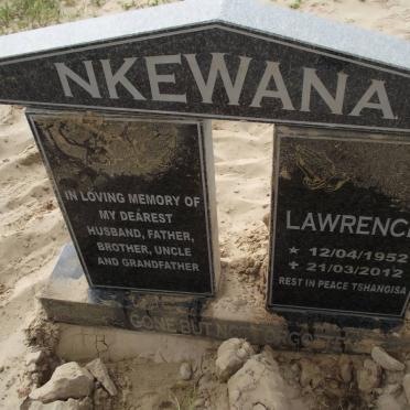 NKEWANA Lawrence 1952-2012