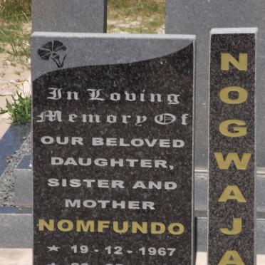 NOGWAJA Nomfundo 1967-2012
