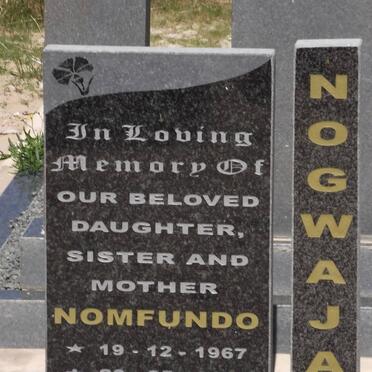 NOGWAJA Nomfundo 1967-2012