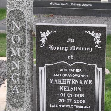 NOMNGA Makhwenkwe Nelson 1918-2008