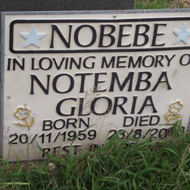 NOBEBE Notemba Gloria 1959-2003