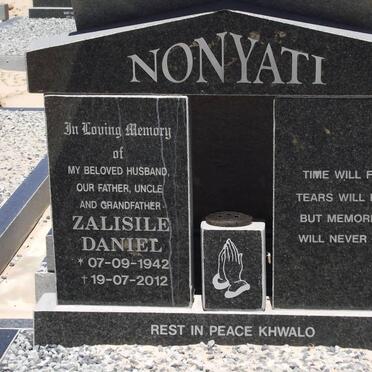 NONYATI Zalisile Daniel 1942-2012