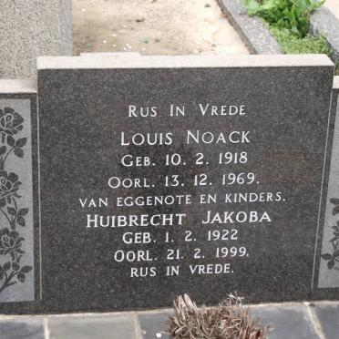 NOACK Louis 1918-1969 &amp; Huibrecht Jakoba 1922-1999