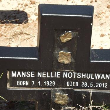 NOTSHULWANA Manse Nellie 1929-2012