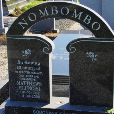 NOMBOMBO Matthews Mlungisi 1952-2009