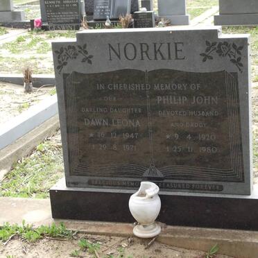 NORKIE Dawn Leona 1947-1971 :: NORKIE Philip John 1920-1980