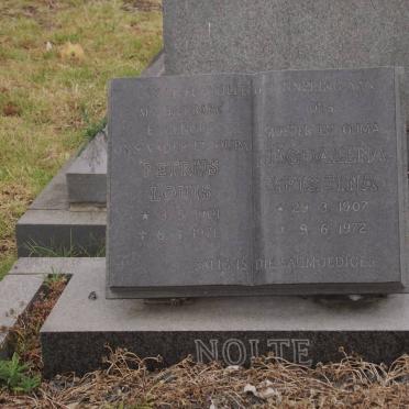 NOLTE Petrus Louis 1901-1974 &amp; Magdalena Christina 1907-1972