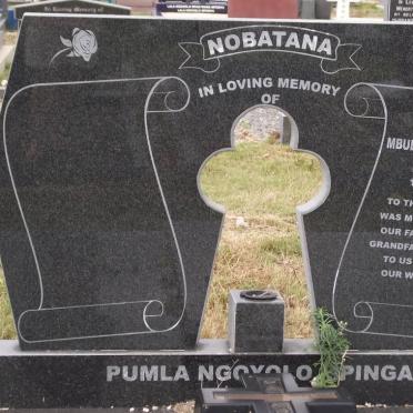 NOBATANA Mbulelo Cyma Nyamie 1929-2001