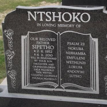 NTSHOKO Sipetho 1952-2010