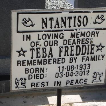 NTANTISO Teba Freddie 1933-2012