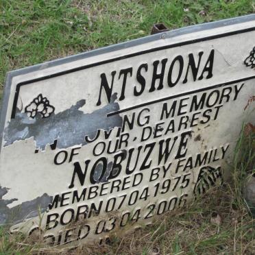 NTSHONA Nobuzwe 1975-2006