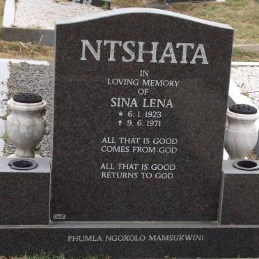 NTSHATA Sina Lena 1923-1971