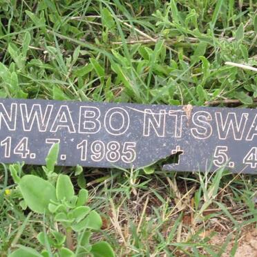NTSWAHLANA Lonwabo 1985-2008