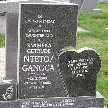 NTETO Nyameka Gertrude 1970-2008