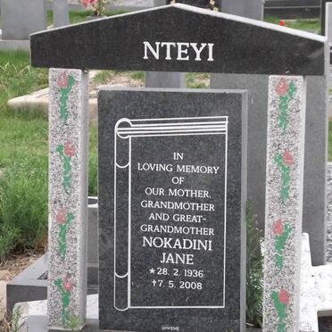 NTEYI Nokadini Jane 1936-2008