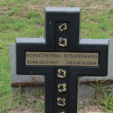 NTSUNDWANA Nomathemba 1947-2004