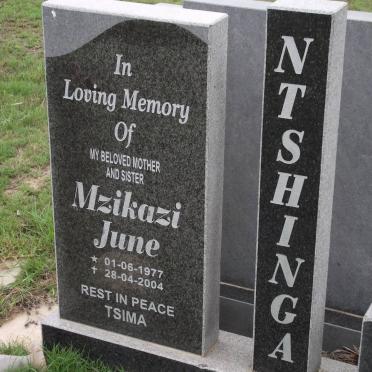 NTSHINGA Mzikazi June 1977-2004