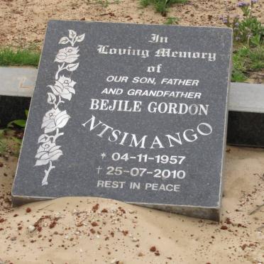 NTSIMANGO Bejile Gordon 1957-2010