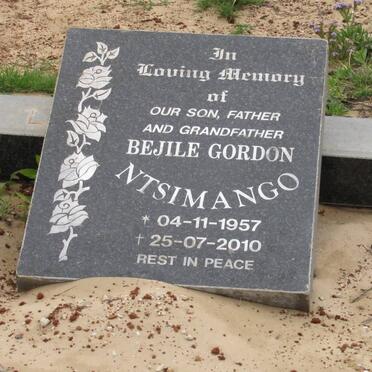 NTSIMANGO Bejile Gordon 1957-2010