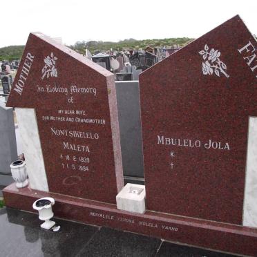 NZO Nontsikelelo Maleta 1939-1994 &amp; Mbulelo Jola