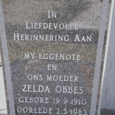 OBBES Zelda 1910-1983