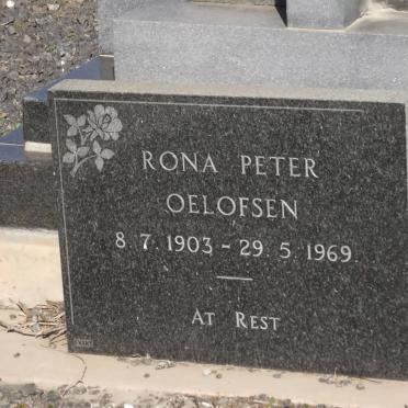 OELOFSEN Rona Peter 1903-1969