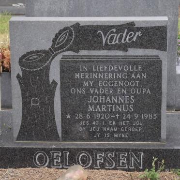 OELOFSEN Johannes Martinus 1920-1985
