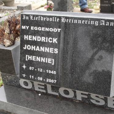 OELOFSE Hendrick Johannes 1945-2007