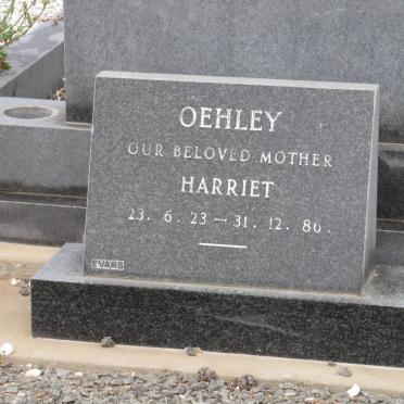 OEHLEY Harriet 1923-1986