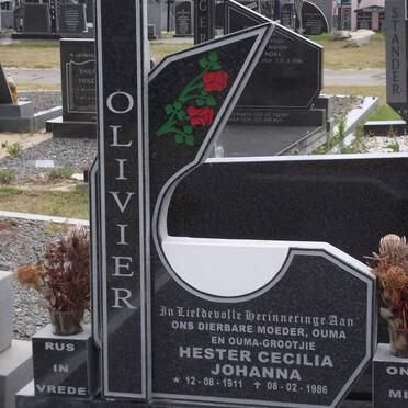 OLIVIER Hester Cecilia Johanna 1911-1986