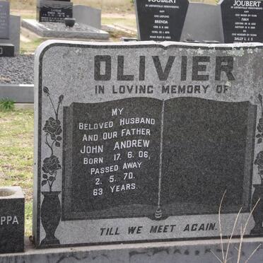 OLIVIER John Andrew 1906-1970