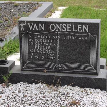 ONSELEN Philip Clarence, van 1948-1992