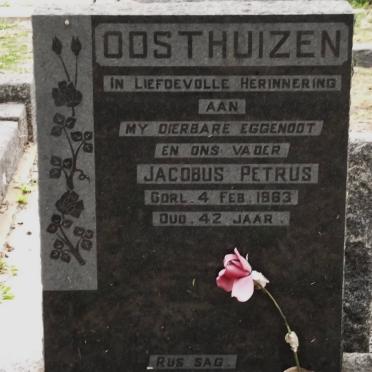 OOSTHUIZEN Jacobus Petrus -1963
