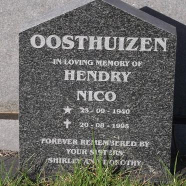 OOSTHUIZEN Hendry Nico 1940-1995