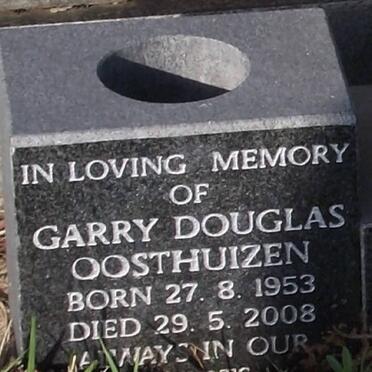 OOSTHUIZEN Garry Douglas 1953-2008