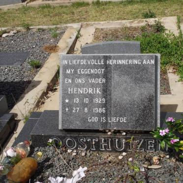 OOSTHUIZEN Hendrik 1929-1986