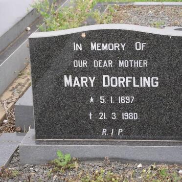 OPPERMAN Mary formerly DORFLING 1897-1980