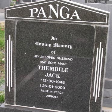 PANGA Thembile Jack 1948-2009