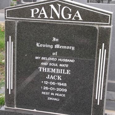 PANGA Thembile Jack 1948-2009