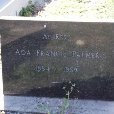 PALMER Ada Francis 1884-1969