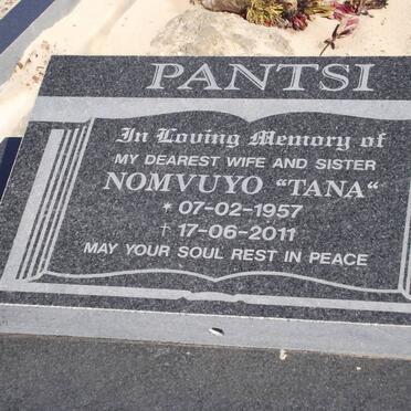 PANTSI Nomvuyo 1957-2011