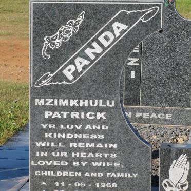 PANDA Mzimkhulu Patrick 1968-2009