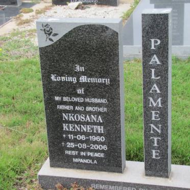 PALAMENTE Nkosana Kenneth 1960-2006