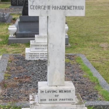 PAPADEMETRIOU George H. 1933-1963