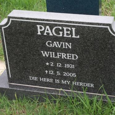 PAGEL Gavin Wilfred 1931-2005