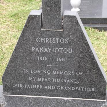 PANAYIOTOU Christos 1916-1981