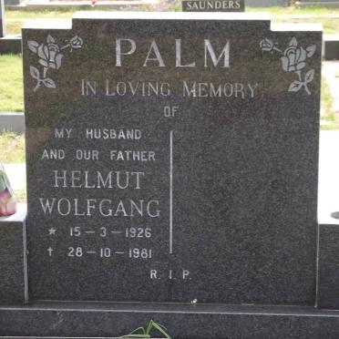 PALM Helmut Wolfgang 1926-1981